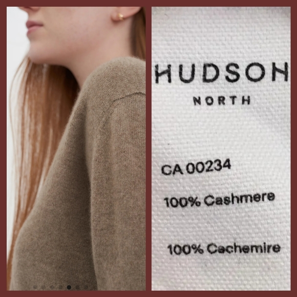 Hudson North Sweaters - Hudson North soft cashmere v-neck sweater size S